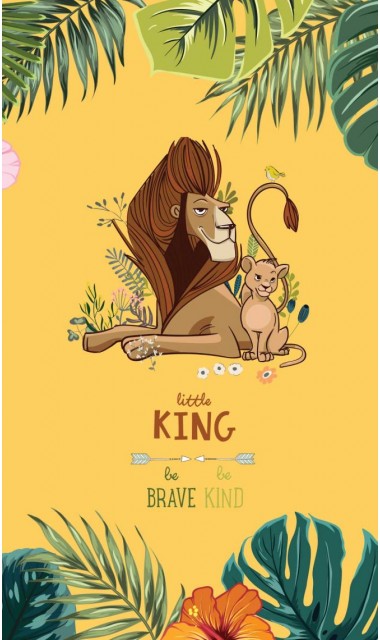 Trusou de botez cu micul pui de leu Simba din celebrul desen animat Baby Simba 1